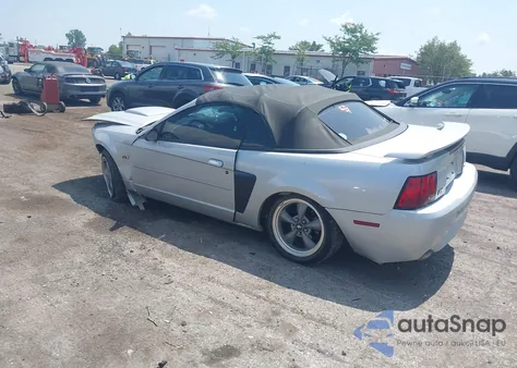 2001 Ford Mustang Gt z USA, uszkodzony, nr VIN 1FAFP45X51F191048